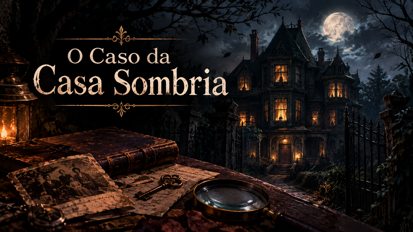 Jogo de mistério e investigação online: O caso da casa sombria
