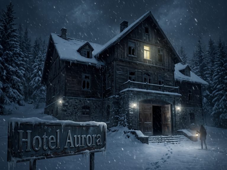 O último hóspede jogo de terror interativo online